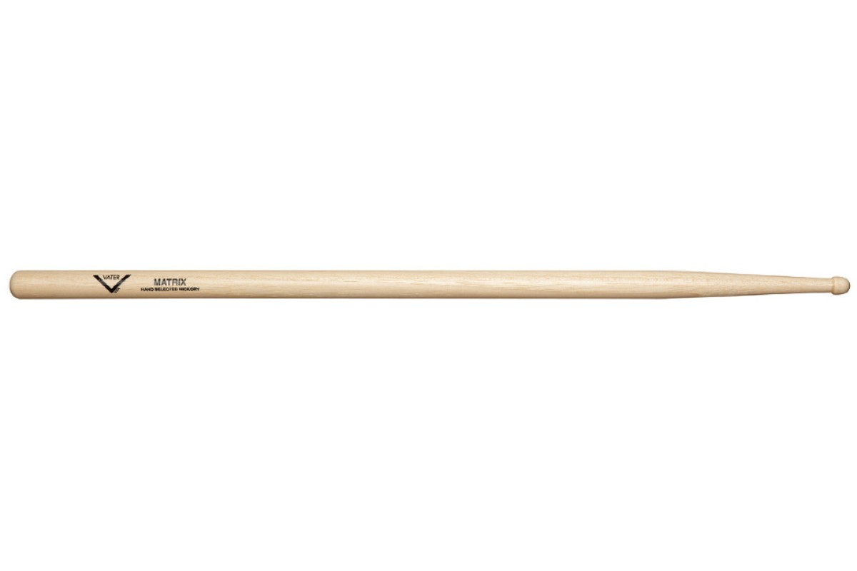 VATER VHMTRXW Matrix барабанные палочки, материал: орех, L=16 1/8" (40.96см), D=.570" (1.45см), деревянные