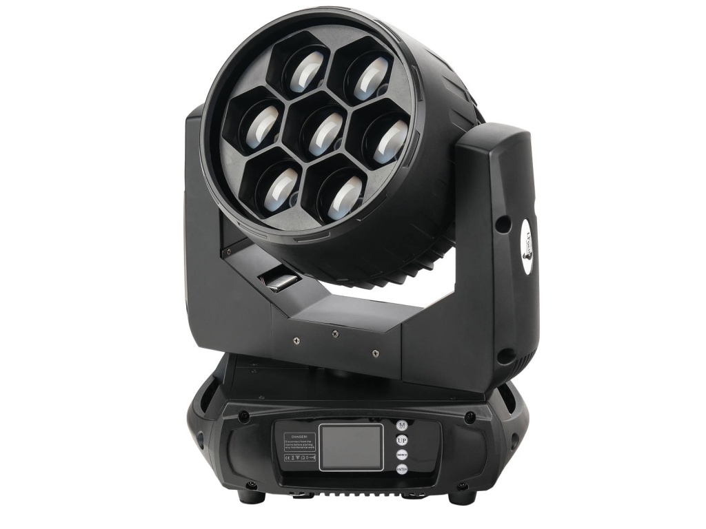 BR-740 Вращающаяся голова Wash, RGBW, LED 7x40Вт, LFocus
