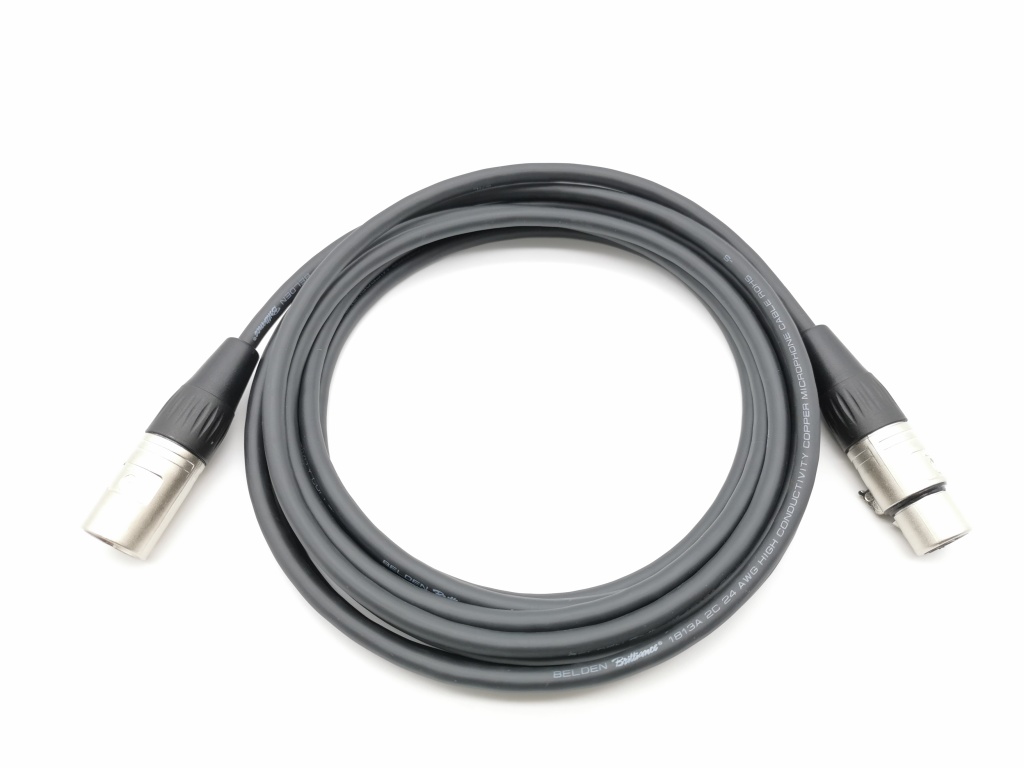E65-XLR-M-F-0800-0 Кабель микрофонный (балансный) XLR-M-F, 8м, ZZcable