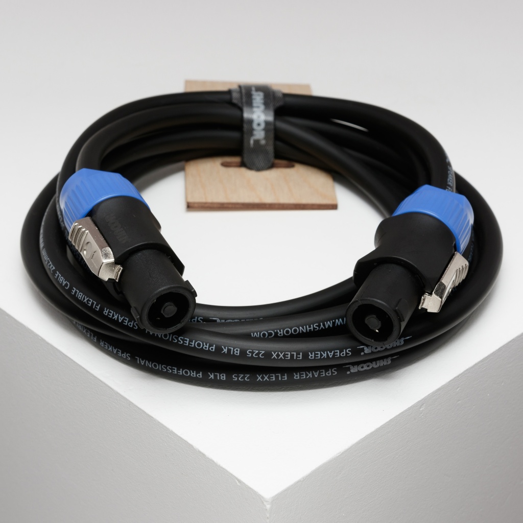 SC225-SPSP-25m Кабель акустический гибкий, 2x2,5мм, Speakon, 25м, SHNOOR