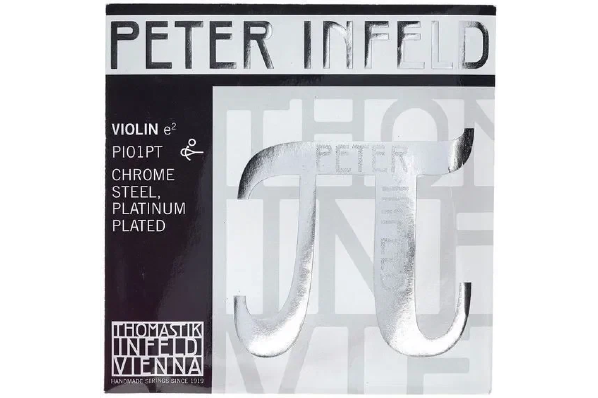 THOMASTIK Peter Infeld PI01SN струна E для скрипки 4/4, платиновое покрытие, среднее натяжение