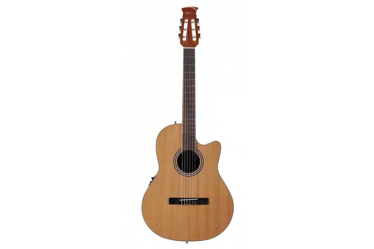 Applause AB24CС-4S Balladeer Mid Cutaway Nylon Natural Satin электроакустическая гитара, цвет натуральный матовый, производство Китай