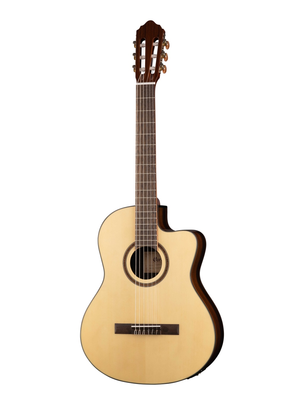 AC160CF-NAT Classic Series Классическая гитара со звукоснимателем, с вырезом, Cort