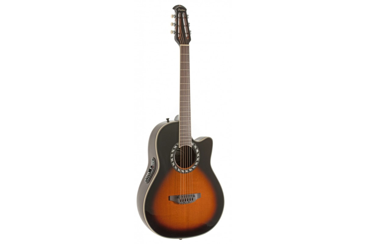 OVATION 1614AX-1 Europe Special Folklore Tobacco Sunburst гитара электроакустическая с кейсом