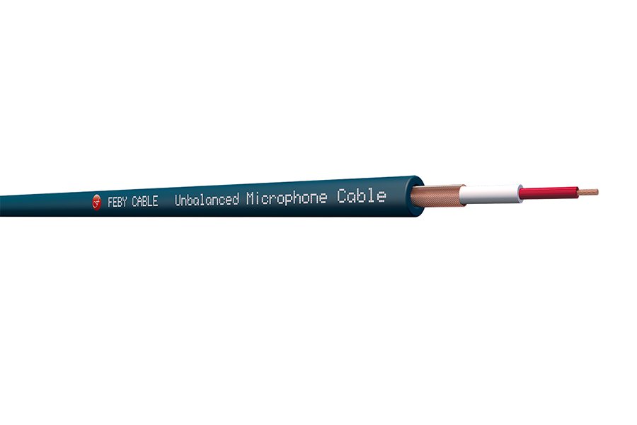 FC122BK-50 Кабель инструментальный, черный, 50м, Feby Cable