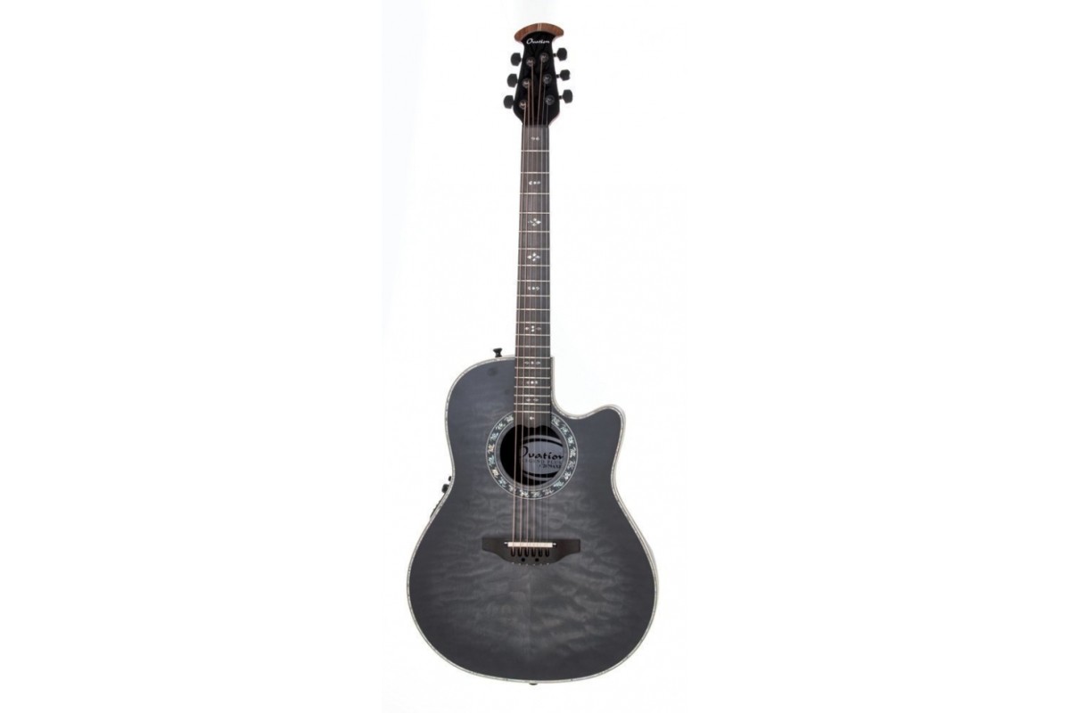 OVATION C2079AXP-5S Legend Plus Deep Contour Cutaway Black Satin Quilted гитара электроакустическая