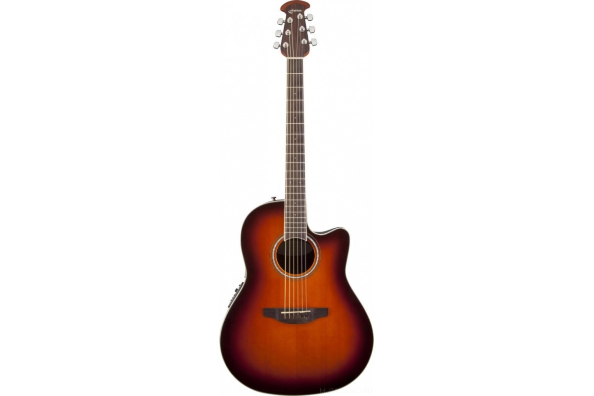 Ovation CS24-1 Celebrity Standard Mid Cutaway Sunburst электроакустическая гитара с вырезом