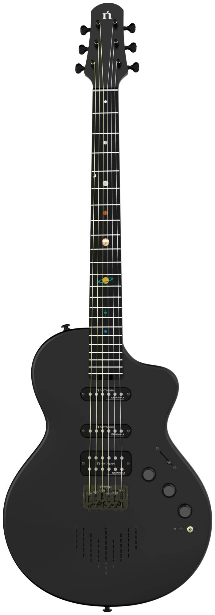 NATASHA NEBULA Lite Cosmic Black - Электрогитара шестиструнная