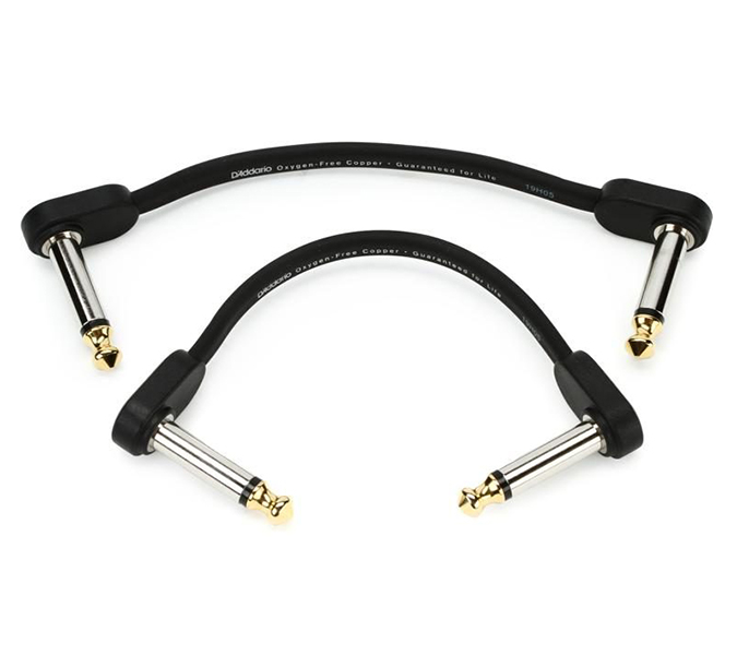 PW-FPRR-206 Custom Series Flat Инструментальный патч-кабель, 2шт, 15см, Planet Waves