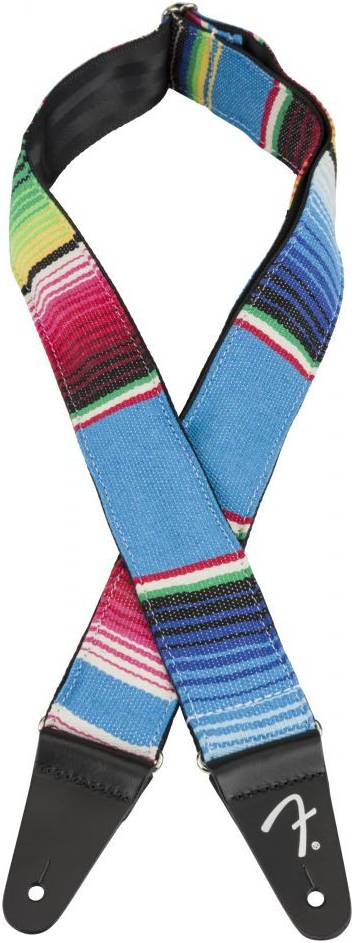 FENDER 2 SERAPE STRAP BLUE MULTI ремень гитарный