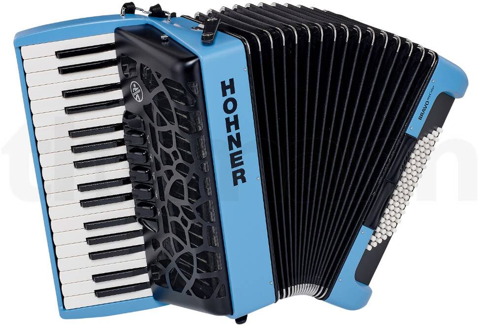 HOHNER Bravo my Color III 72 Sky - Аккордеон 3/4 HOHNER Bravo my Color III 72 Sky - Аккордеон 3/4