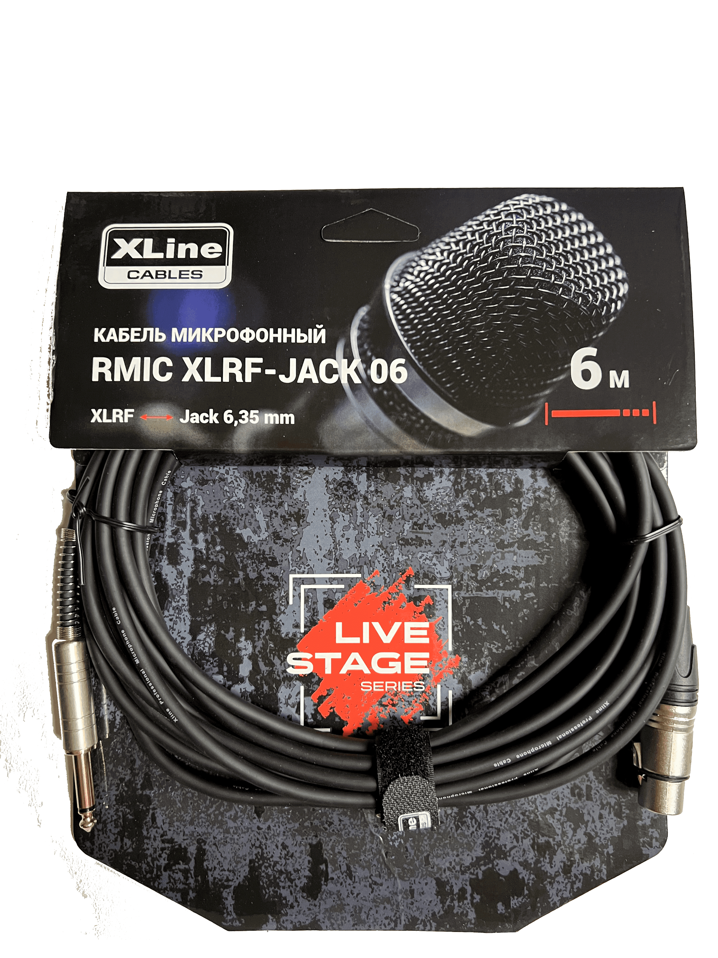 XLINE Cables RMIC XLRF-JACK 06 Кабель микрофонный