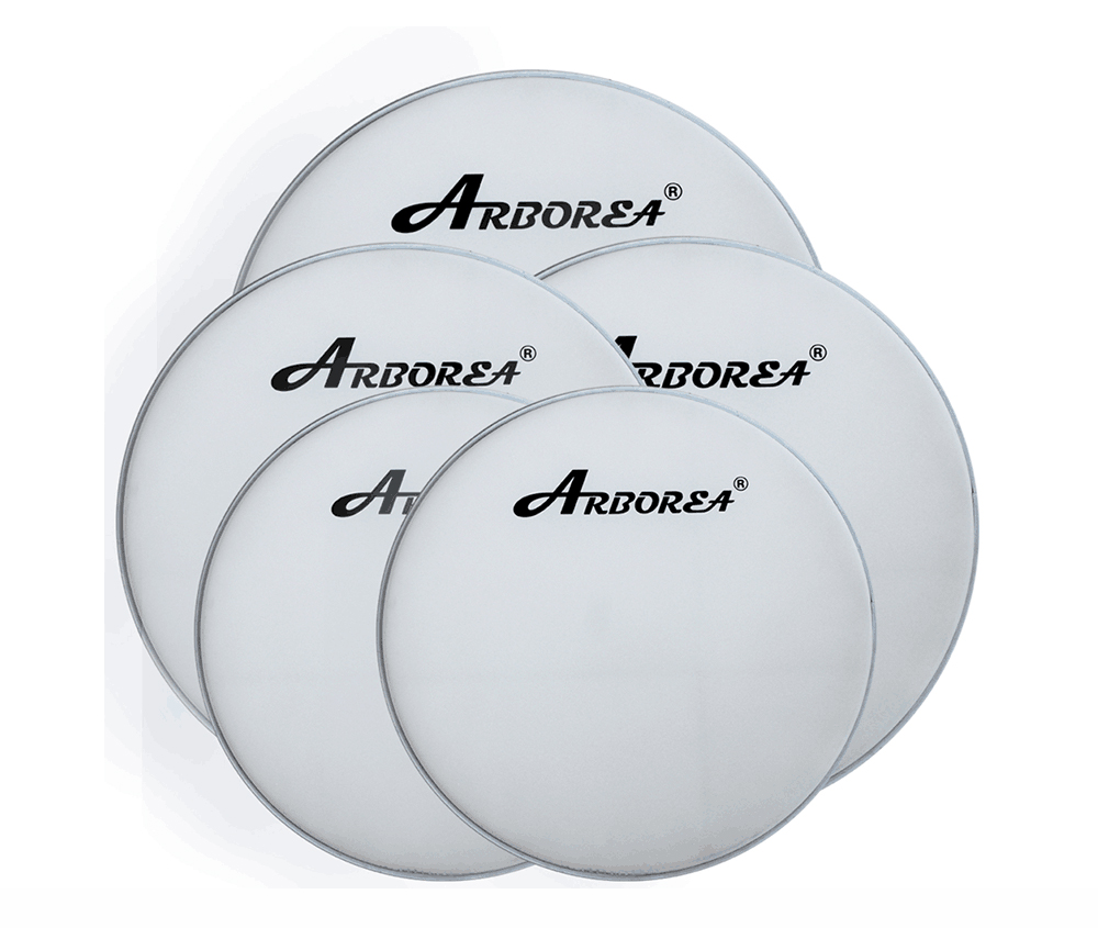 ARDLW-16 Пластик для малого и том барабана 16", белый, Arborea