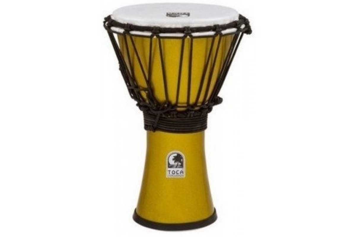 TOCA TFCDJ-7MY Freestyle Metallic Yellow джембе