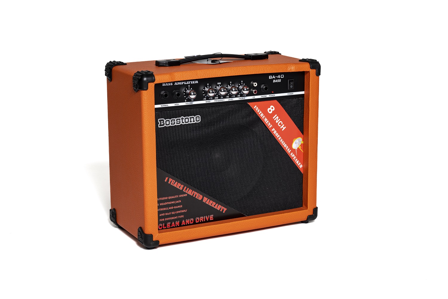 Bosstone BA-40W Orange Комбоусилитель басовый