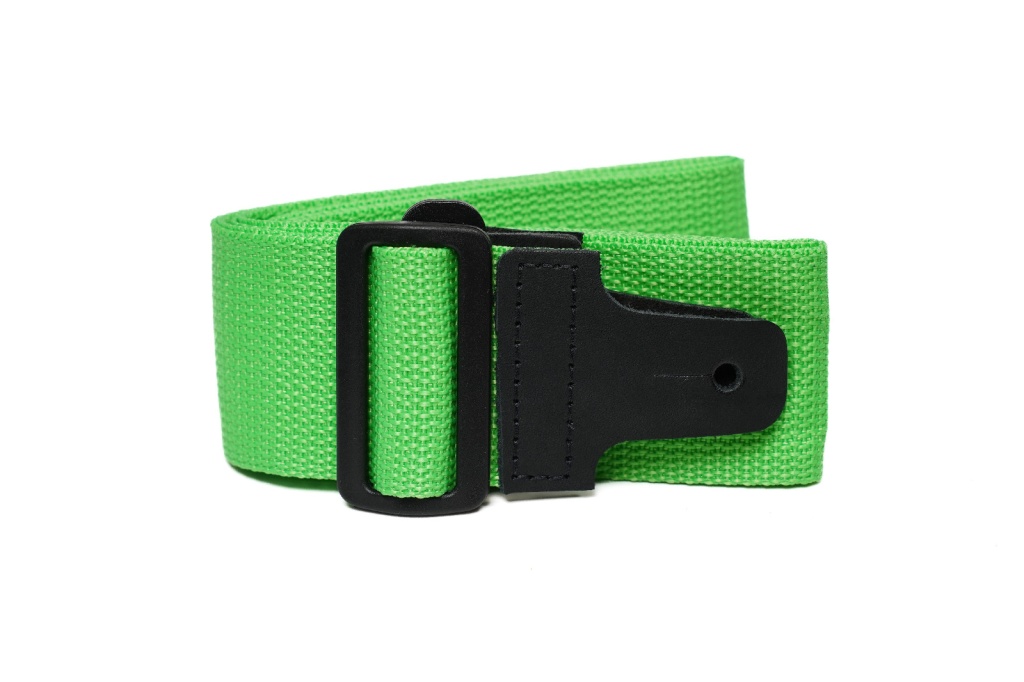 MB5011-130 Ремень для гитары, нейлоновый, зеленый, Mamba straps