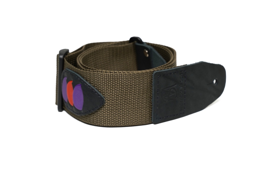 MB5030-197 Ремень для гитары, нейлоновый, хаки, Mamba straps
