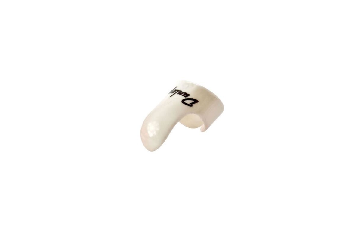 DUNLOP 9011R White Plastic Fingerpicks Medium упаковка медиаторов