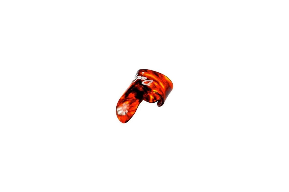 DUNLOP 9020R Shell Plastic Fingerpicks Large упаковка медиаторов