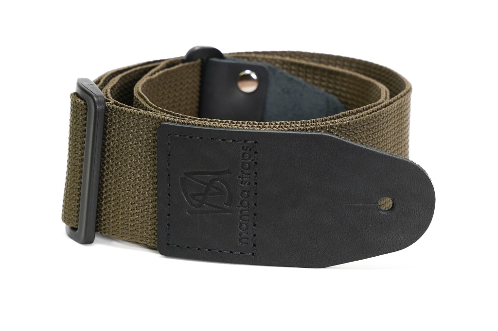 MB5050-197 Ремень для гитары, нейлоновый, хаки, Mamba straps