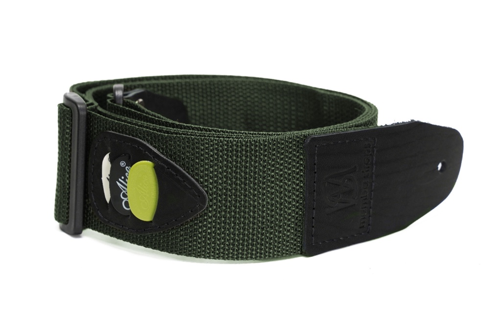MB5030-164 Ремень для гитары, нейлоновый, хаки, Mamba straps