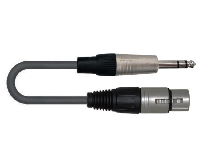 SPTF-20 Кабель акустический XLRf-6.3мм, 6м, Leem