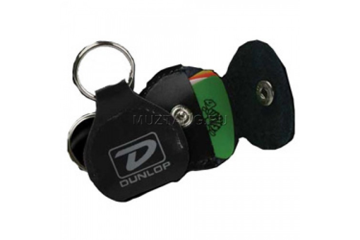 Набор держателей для медиатора DUNLOP 5201 Keychains кожаный брелок-держатель медиаторов