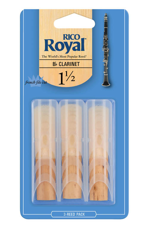 RCB0315 Rico Royal Трости для кларнета Вb, размер 1.5, 3шт, Rico