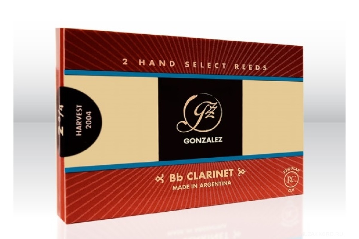 Gonzalez Reeds Bb-Clarinet 4 трости для кларнета 2 шт