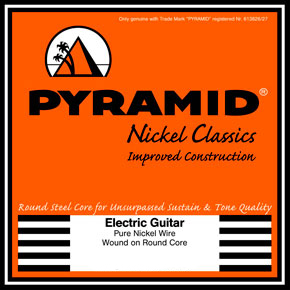 452100 Nickel Classics Комплект струн для электрогитары, никель, 11-50, Pyramid