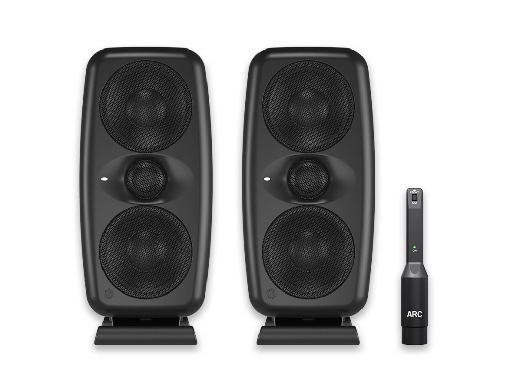 iLoud-MTM-MKII-Pair Студийный монитор, пара, 200Вт, микрофон ARC, черные, IK Multimedia