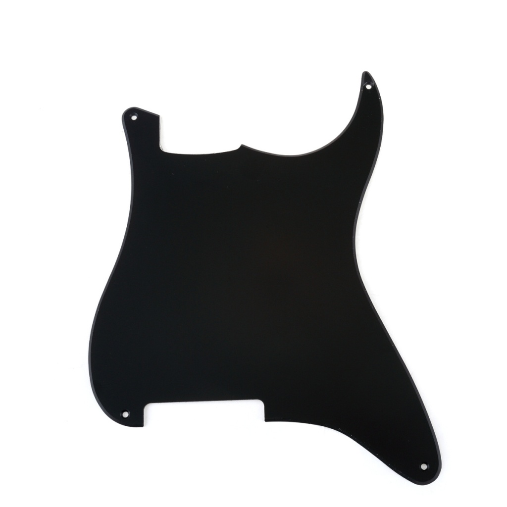 MX1125 Пикгард для гитары Strat Style, 1 слой, черная, Musiclily