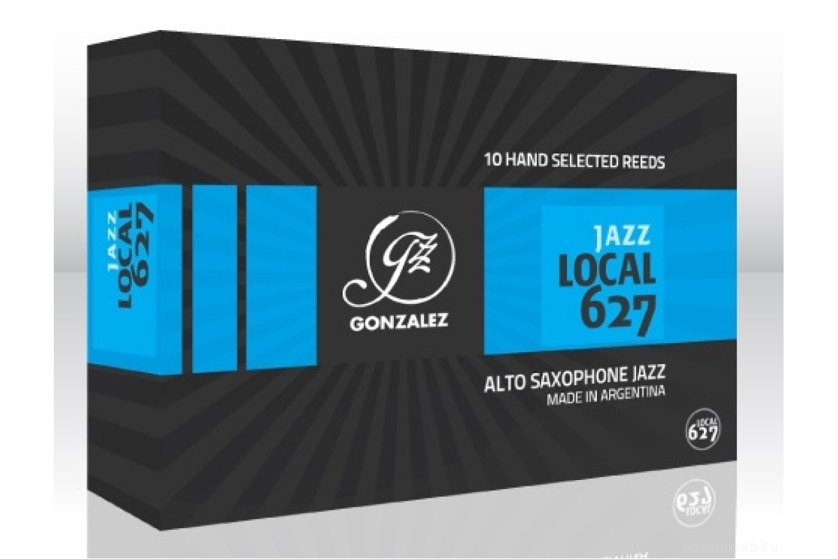 Gonzalez Reeds Local 627 Jazz Alto Saxophone 2 трости для альт-саксофона 10 шт.