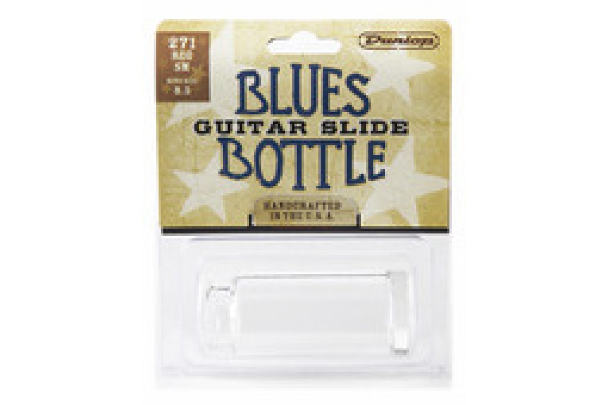 Dunlop 271 Blues Bottle Slide Clear Small