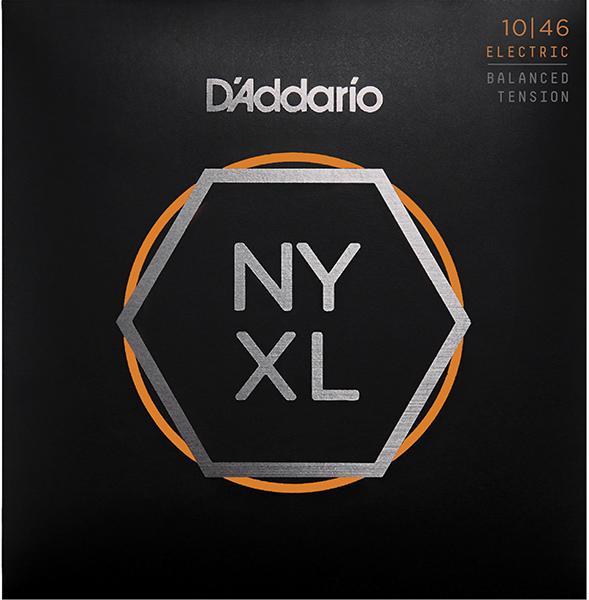 NYXL1046BT NYXL Комплект струн для электрогитары, Regular Light, 10-46, D'Addario
