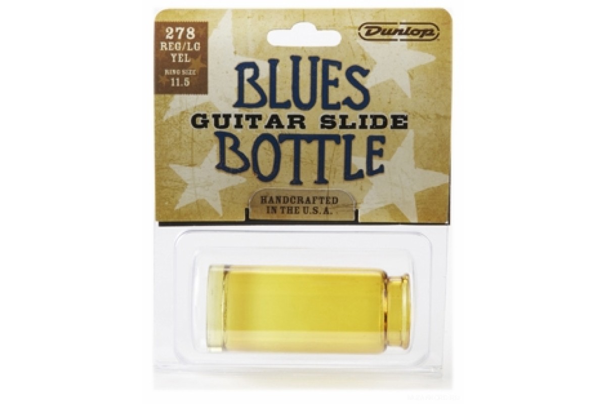 Dunlop 278 Yellow Blues Bottle Regular Large