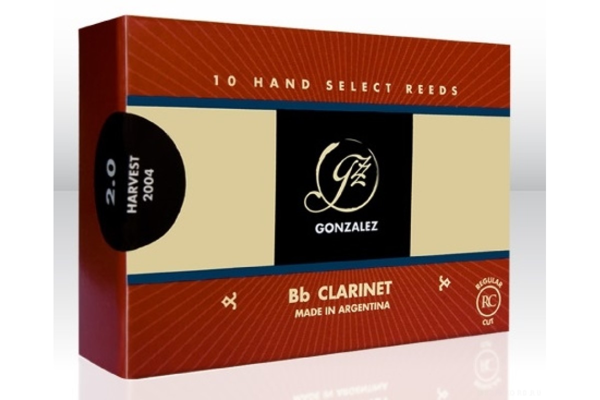 Gonzalez Reeds Regular Bb-Clarinet 3 1/2 трости для кларнета Bb 10шт.