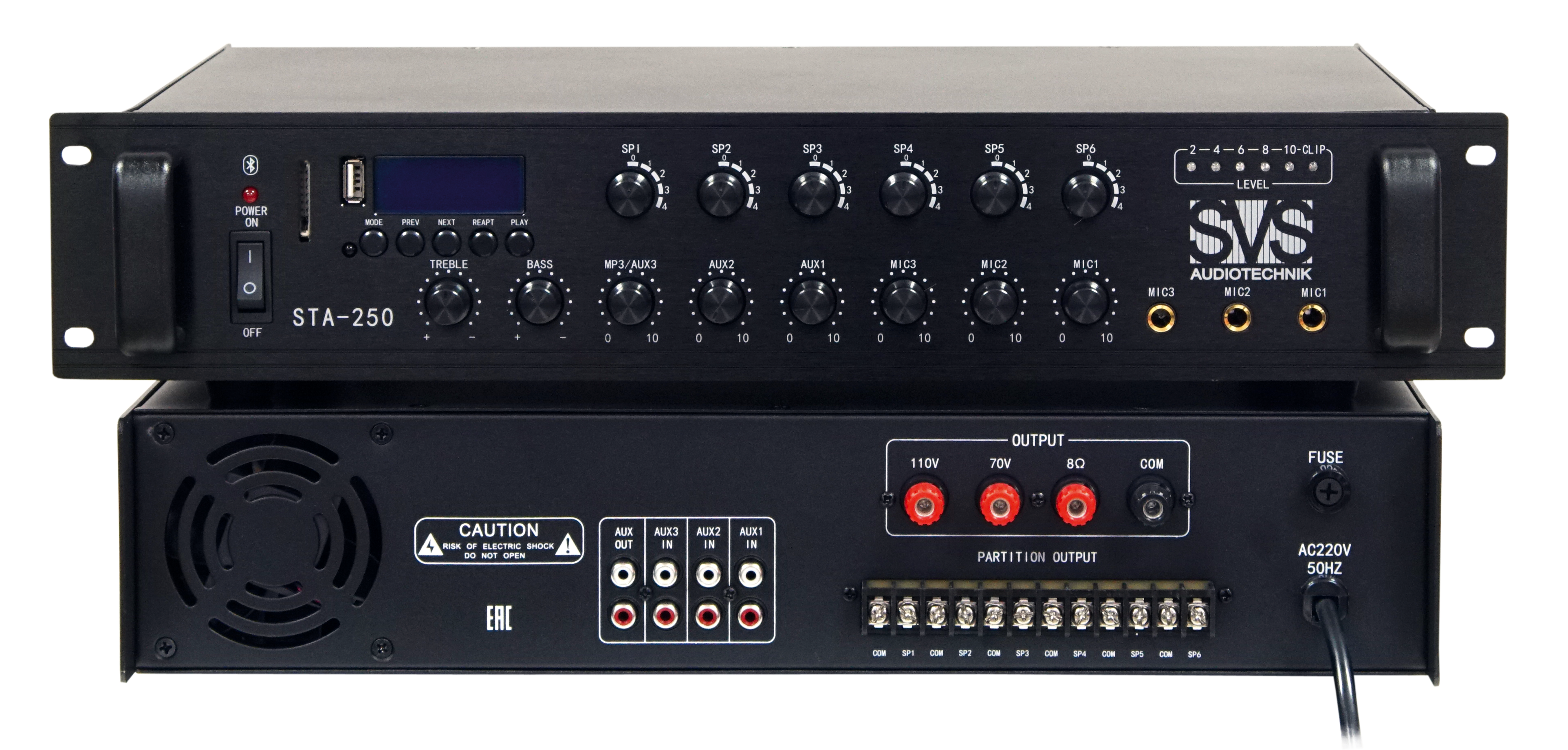 SVS Audiotechnik STA-250 Микшер-усилитель 6-зонный