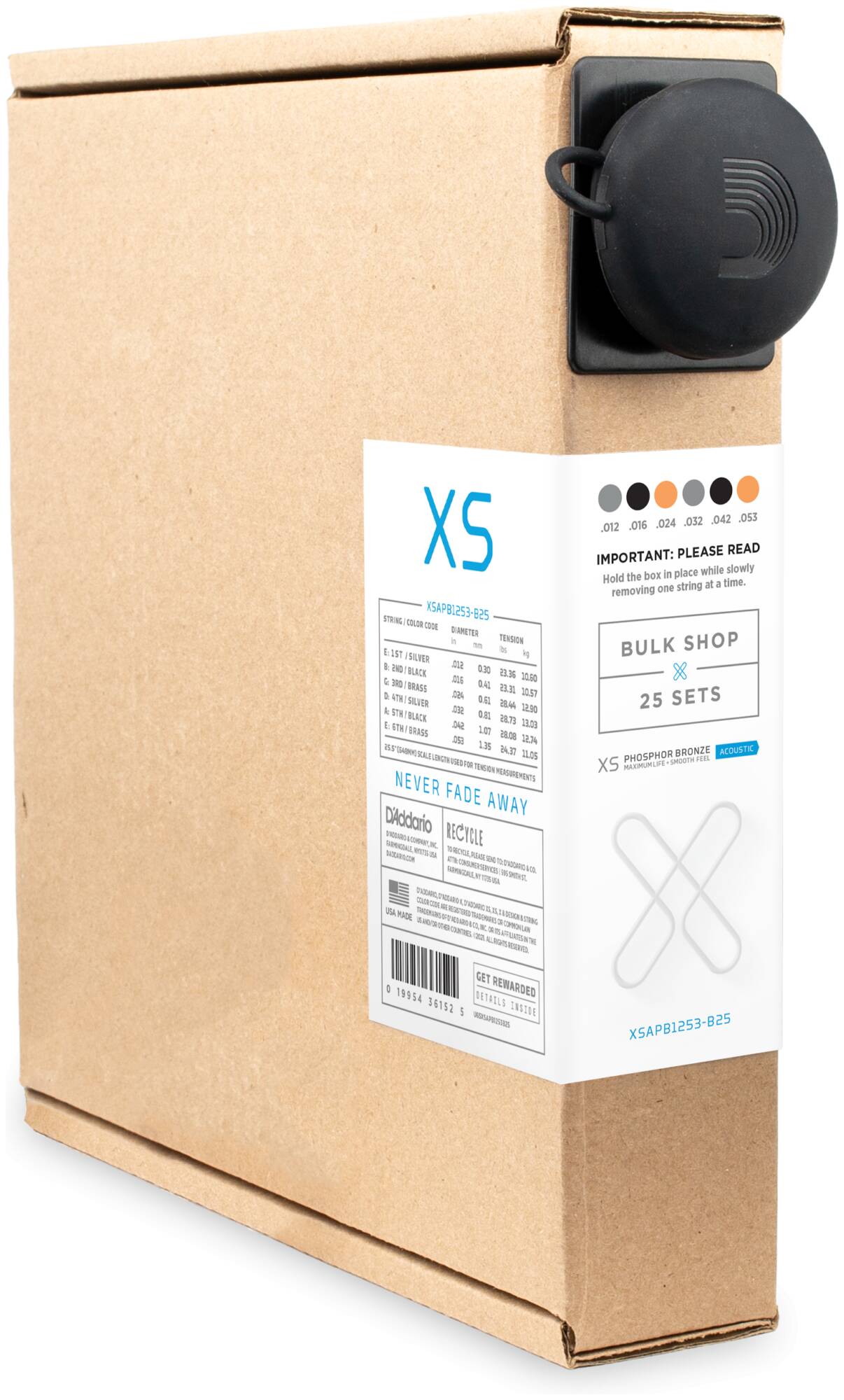 D'ADDARIO XSAPB-B25 1253 - Струны для акустической гитары