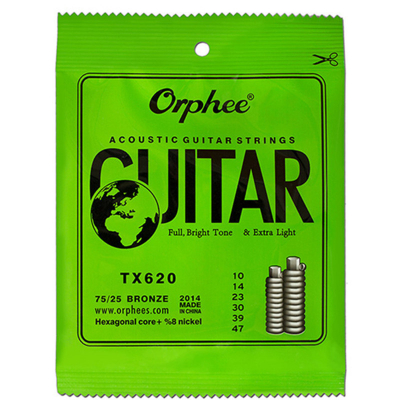 Струны для акустической гитары Orphee TX-620 (010-047)