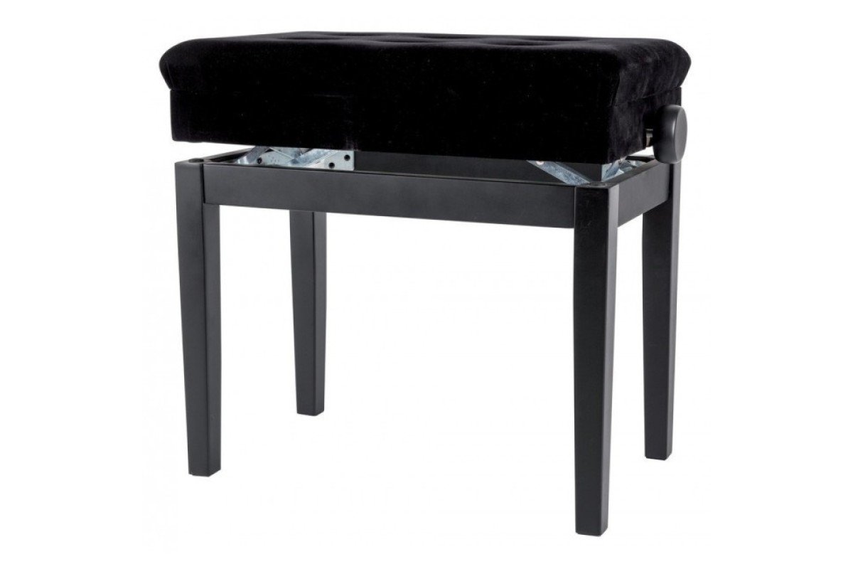 GEWA Piano bench Deluxe Compartment Black matt банкетка для пианино
