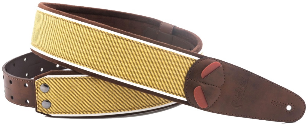 8401070310358 Mojo Tweed Brown Ремень для гитары, RightOn Straps