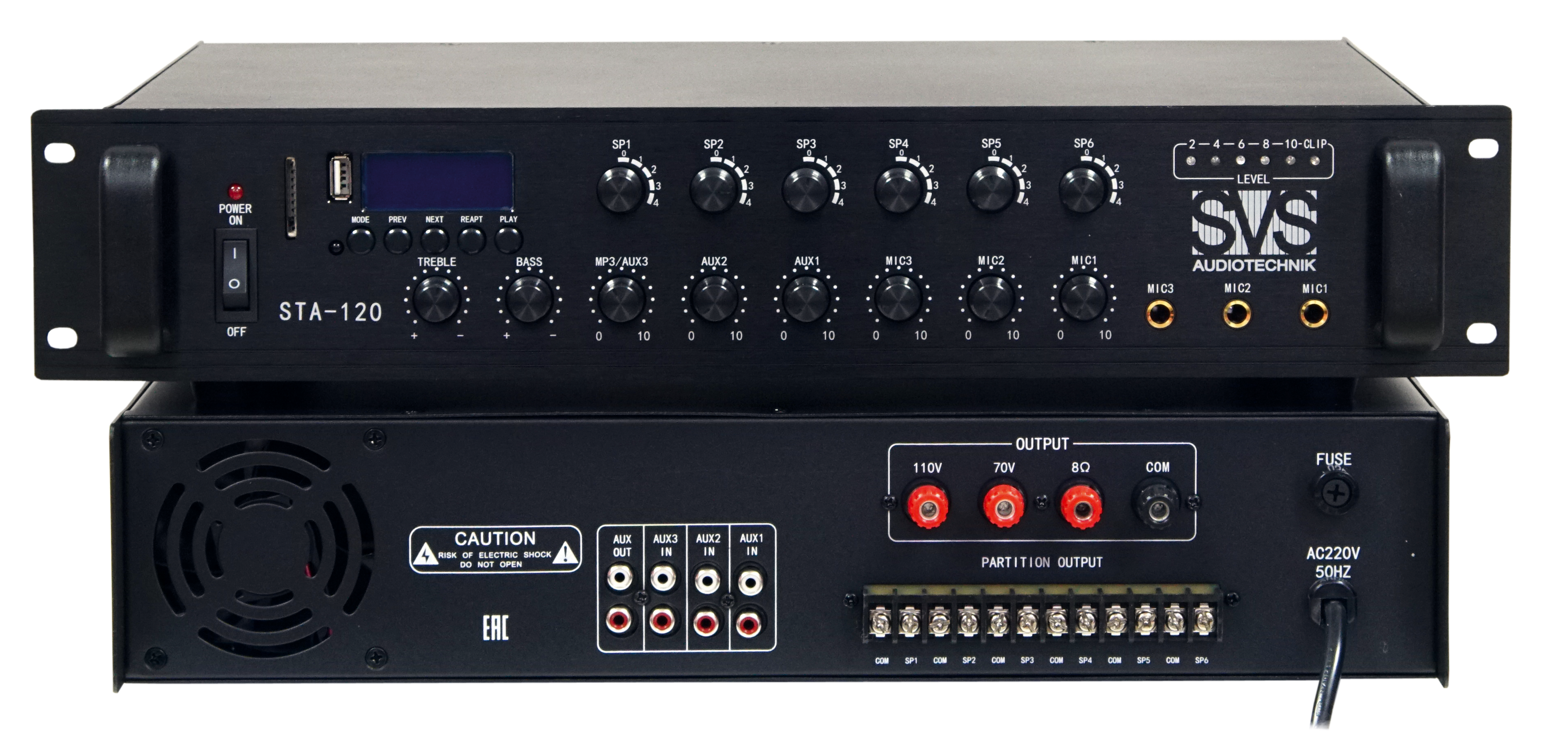 SVS Audiotechnik STA-120 Микшер-усилитель 6-зонный