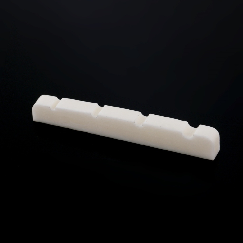 M629-2 Порожек для бас-гитары, кость(38х3.5х4.7), 2шт, Musiclily