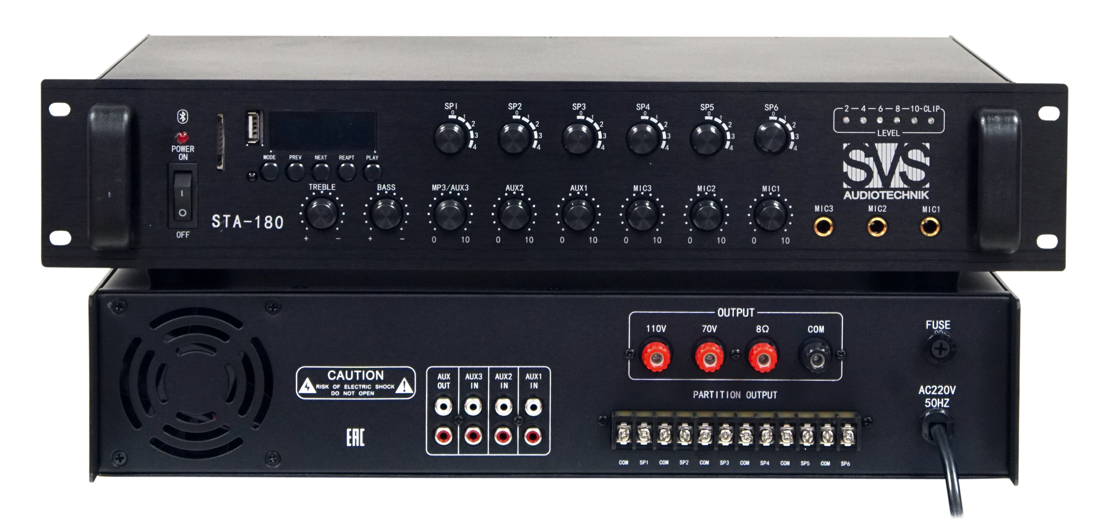 SVS Audiotechnik STA-180 Микшер-усилитель 6-зонный