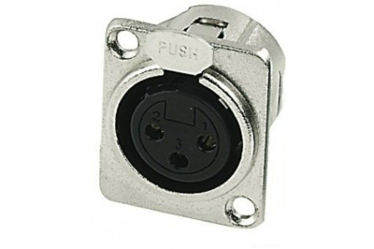 Hot Wire XLR(f) разъем XLR-female металлический