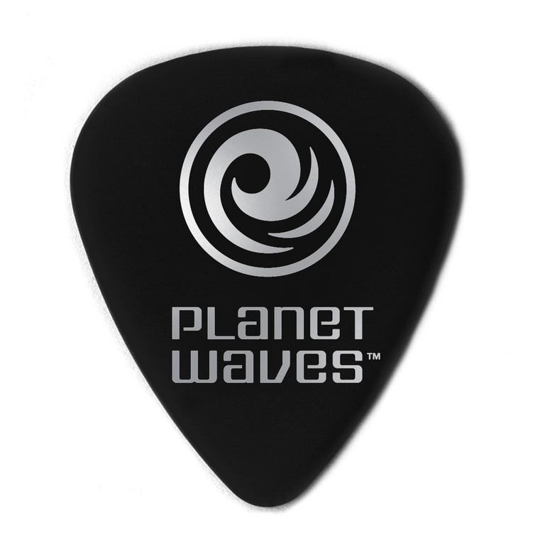 1CBK7-10 Celluloid Extra Heavy Медиаторы черные очень толстые, целлулоид, 10шт Planet Waves