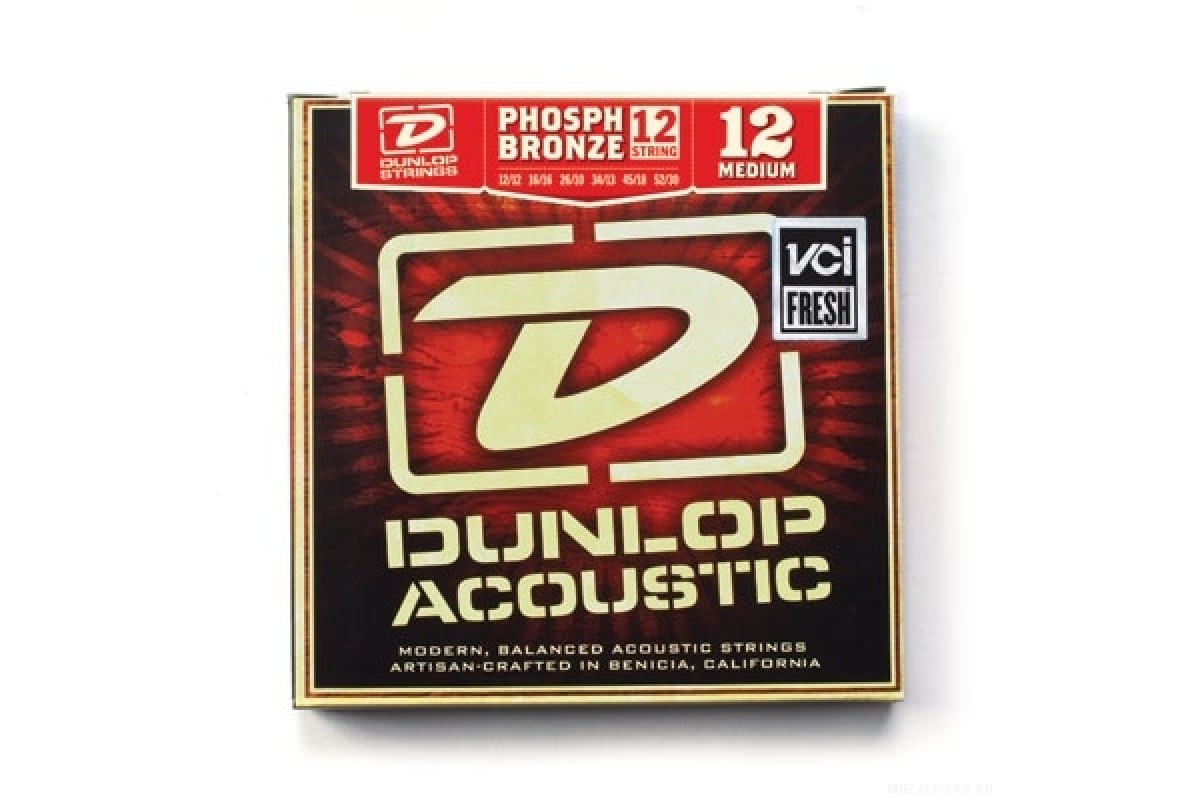 Dunlop DAP Phosphor Bronze Medium 12-String 12-52