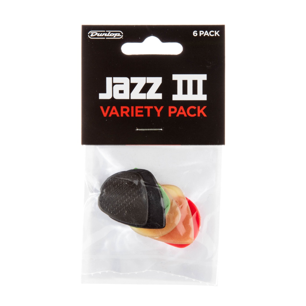 PVP103 Набор медиаторов Jazz III Pick Variety Pack 6шт, Dunlop PVP103 Набор медиаторов Jazz III Pick Variety Pack 6шт, Dunlop