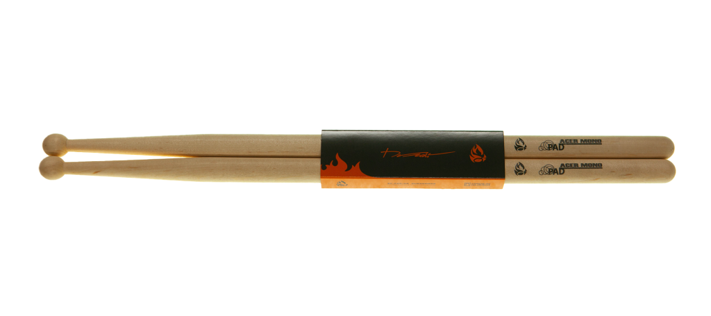 PLPS415V Padsticks Палочки для пэда, дальневосточный клён, деревянный наконечник, Пылай PLPS415V Padsticks Палочки для пэда, дальневосточный клён, деревянный наконечник, Пылай